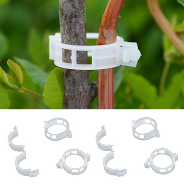 50pcs/100pcs Durable 30mm Plastic Plant Support Clips For Types Plants Hanging Vine Garden Greenhouse Vegetables Garden Ornament