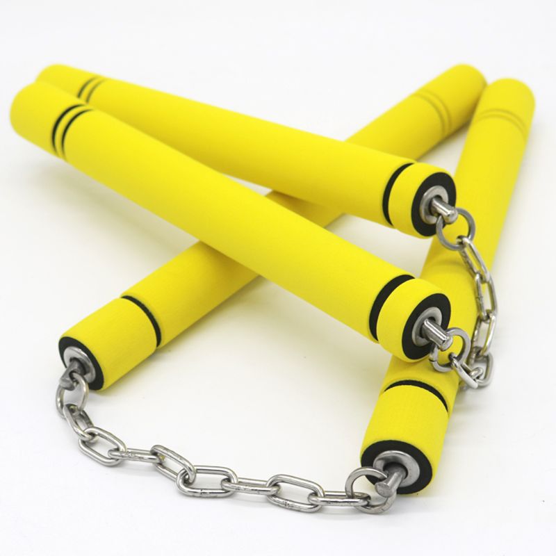 Children Adult Sponge Nunchaku Beginners Practice Martial Arts Foam Stick H58D