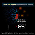 Universal Car HUD Mirror GPS Digital Speedometer LED Projector Overspeed Alarm Voltage Driving Direction A100S Head Up Display