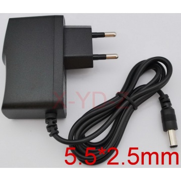 1PCS 9V 600MA High quality AC 100V-240V Converter Switching power adapter DC 9V 600mA & 0.6A Supply EU Plug DC 5.5mm x 2.5mm