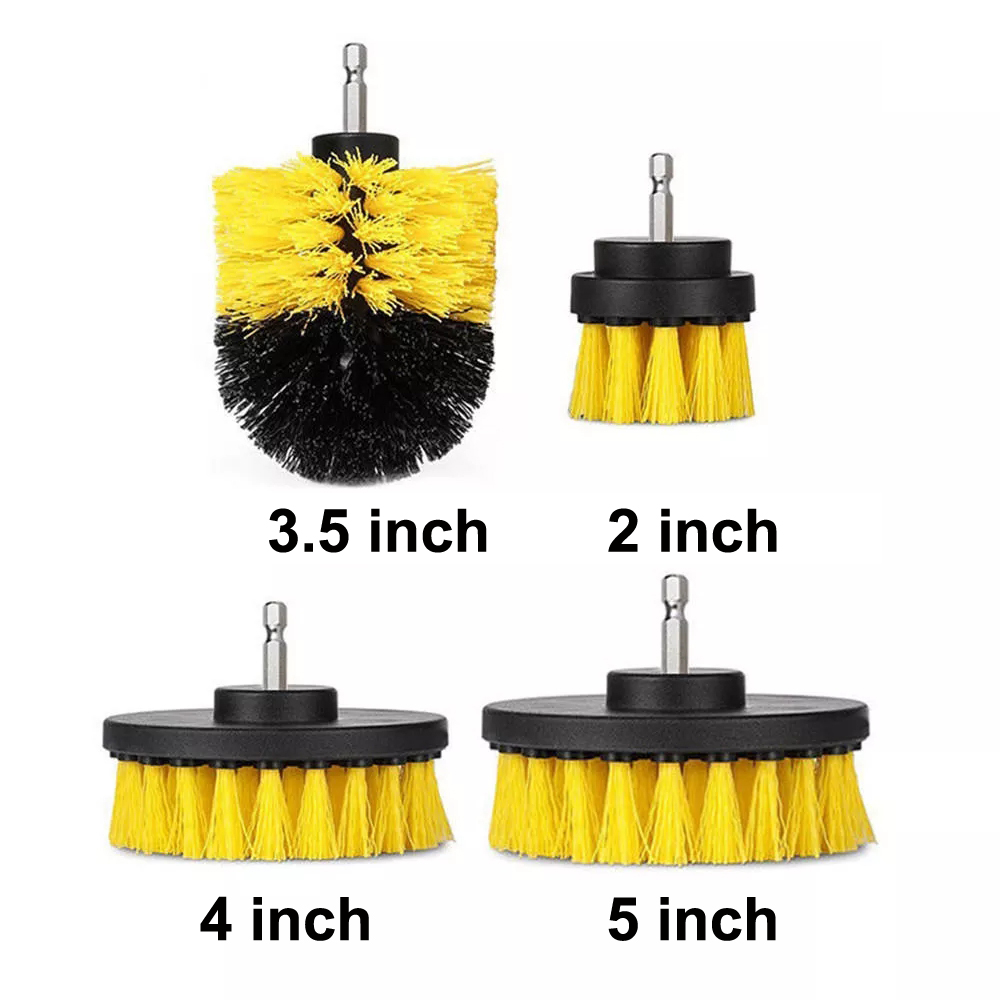 ALLSOME 12Pcs Electric Drill Brush Scrub Pads Grout Power Drills Scrubber Cleaning Brush Tub Cleaner Tools Kit HT2725