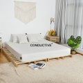 Silver cotton Earthed Conductive pillowcase for sleep