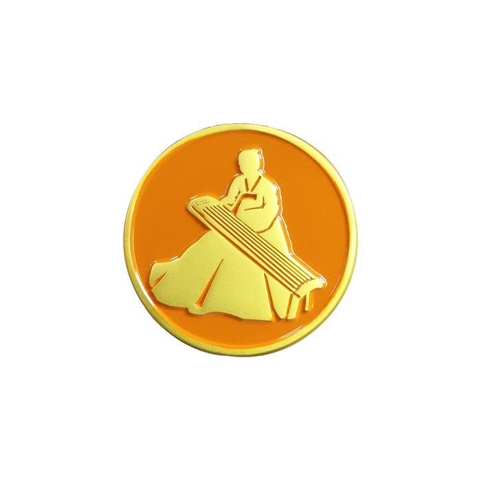 Guqin badge pin