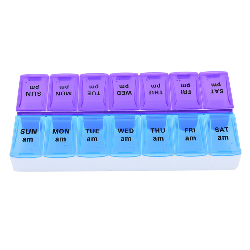 New Dispenser Health Care Medicine Storage Organizer Container Case Weekly 7 Days Tablet Pill Drug Box Holder