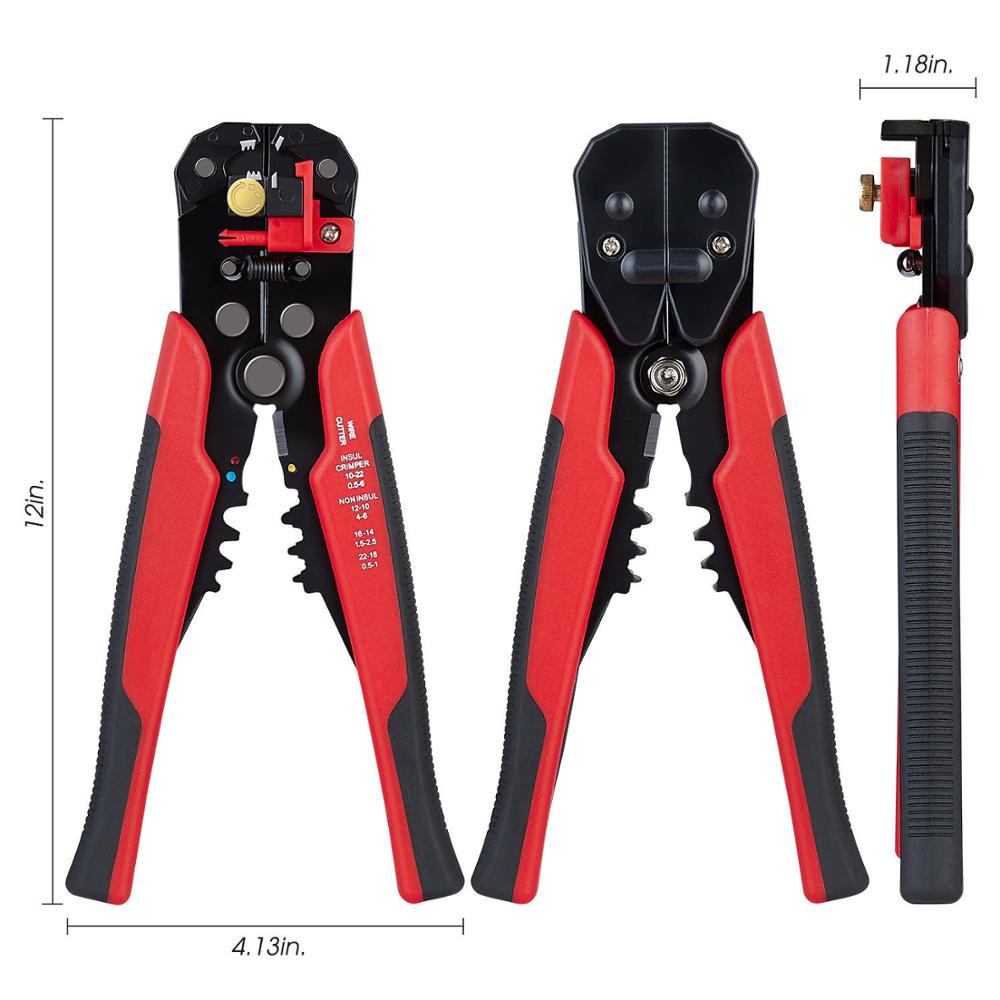 Pliers crimping tool Wire stripper electrician general automatic cable wire stripper crimping pliers wire cutter coaxial strippr
