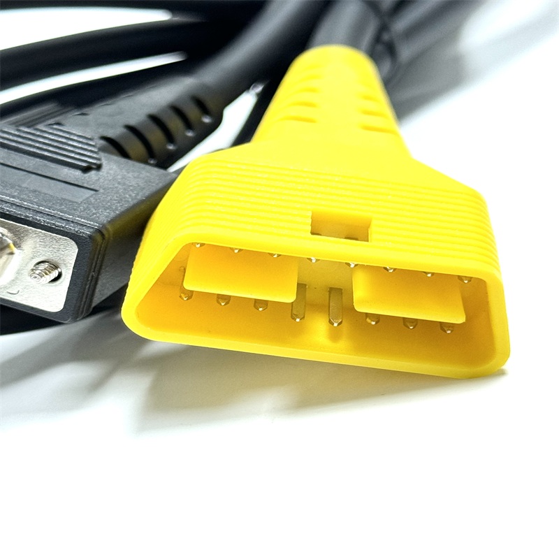 HDB15 Female to OBDII 16Pin Male Diagnostic Extension Cable Length 2000mm