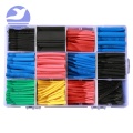 560 Pcs Heat Shrink Tubing 2:1 Electrical Wire Cable Wrap Assortment Electric Insulation Tube Kit With Box