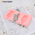Mini Coloeful Ice Cream Maker Silicone Fruit Juice Freezer DIY Strong Toughness Popsicle Jelly Ice Cube Mold Cover Container
