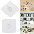 2/4/10Pcs Photo Frame Painting Picture Poster Clock No Drill Seamless Strong Self Adhesive Hook Holder Wall Hanger Hanging kits