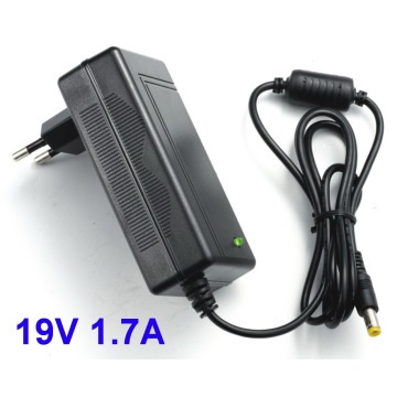 1PCS EU plug 19V 1.7A AC Power Adapter Wall Charger for LG ADS-40FSG-19 19032GPG-1 EAY62790006