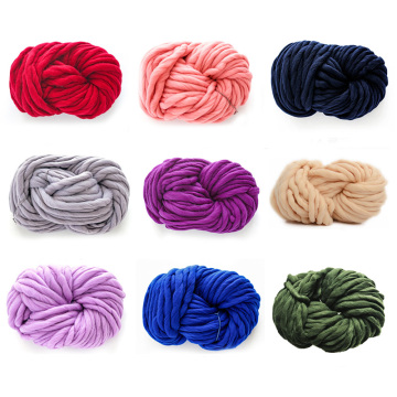 250g Super Thick Natural Merino Wool Chunky Yarn Felt Wool Roving Yarn for Spinning Hand Knitting Spin Yarn Warm