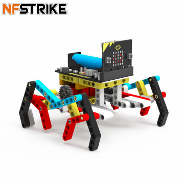 Program Intelligent Robot Kit Steam Programming Education Building Block Spider For Micro:Bit Programable Toys For Men Kids