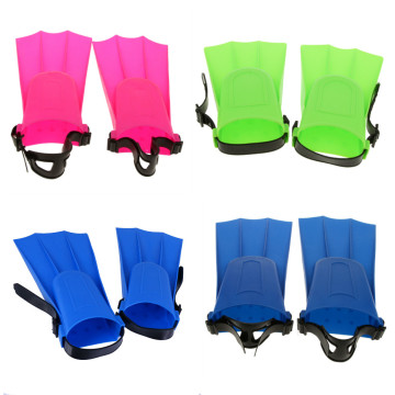 Unisex Adults Kids Foot Floating Rubber Swim Fins Swimming Flippers Training