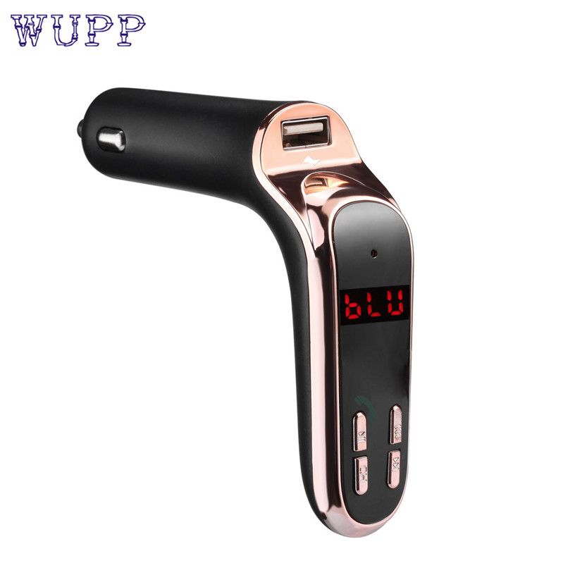 Hot Selling Bluetooth Car Kit Handsfree FM Transmitter Radio MP3 Player USB Charger & AUX Gift Jun 14