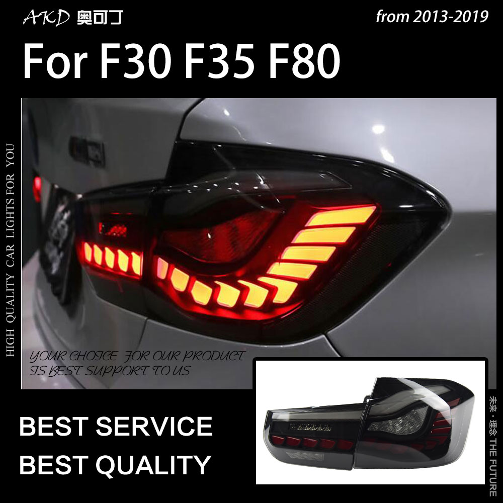 Car Styling for F30 Tail Lights 2013-2019 F35 LED Tail Lamp M4 Design led tail light 320i 325i LED DRL Signal auto Accessories
