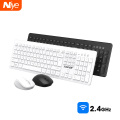 Ergonomic Wireless Keyboard Mouse Set 2.4G Office Gaming USB Full-size Keyboard Mouse Combo Set For Notebook Laptop Desktop PC