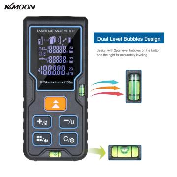 KKMOON Handheld Hunting Laser RangeFinder Distance Meter with Single/Continuous/Area/Volume/Pythagoream Theorem Measurement Mode