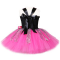 Lol Girls Tutu Dress Bow Leopard Cute Tulle Princess Birthday Party Dress Girl Kids Carnival Halloween Lol Dolls Cosplay Costume