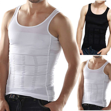 Men Slimming Body Shaper Tummy Shaper Vest Slimming Underwear Corset Waist Muscle Girdle Shirt Fat Burn Face Lift Tool