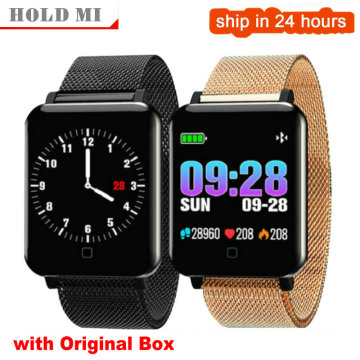 M19 Smart Watch Men IP67 Waterproof Blood Pressure Heart Rate Monitor Fitness Tracker Sport Pedometer Smartwatch for Andorid IOS