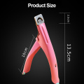 1pc Professional Nail Clipper Cutter UV Gel False Nail Tips Edge Cutters Stainless Steel U Word Clippers Manicure Tool