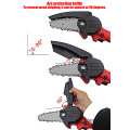 24V 1000W Electric Chain Saw Lithium Battery Mini Pruning One-handed Garden Tool with Chain Saws Rechargeable Woodworking Tool