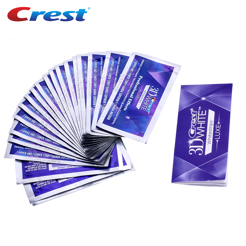 Genuine 3D White Strips Luxe Professional Effects Oral Hygiene Care Tooth Whiter Bleaching Teeth Whitening Strips