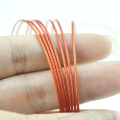 100pcs Stain steel wire 9inch Keychain ring key keyring circle rope cable loop For DIY Jewelry Findings Bangle Bracelet Making