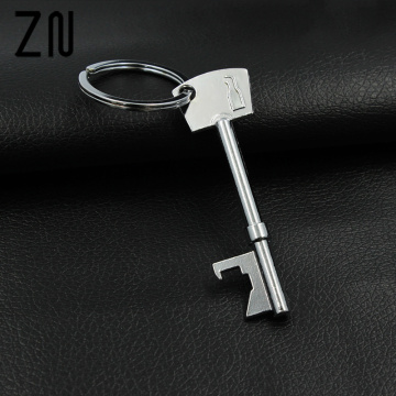 ZN New Arrival 1pcs Key Portable Bottle Opener Keychain Beer Bottle Can Opener Hangings Ring Keyring Tool