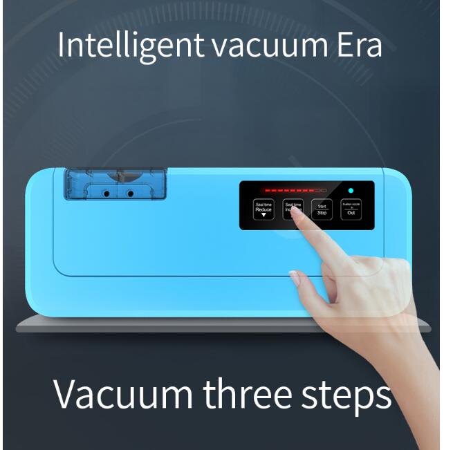 Three Coloer 2019 New Household Vacuum Food Sealer Packaging Machine P-290 Vacuum packer Give 10PCs Vacuum Bags for food