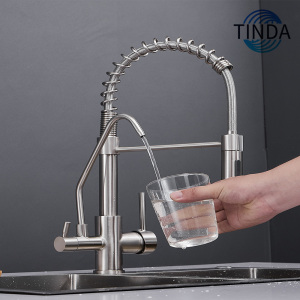 Stainless Steel Kitchen Faucet with Sleek Design