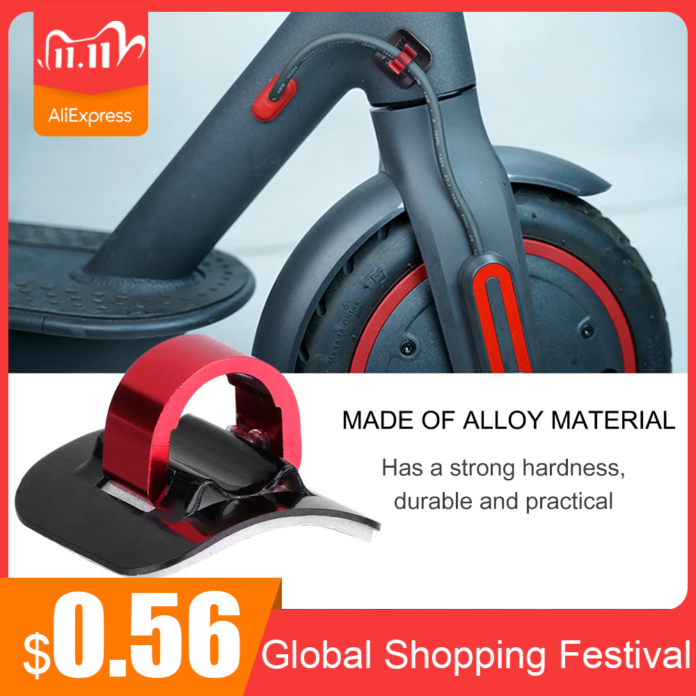 For Xiaomi Accessories M365 Pro Cable Buckle Scooter Alloy Cable Tie Buckle Organizer Electric Scooter Skateboard Accessories
