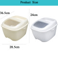10KG Flip Cover Sealed Multi-function Rice Bucket Storage Box Kitchen Household Plastic Box For Home Make Up Storage Organizer