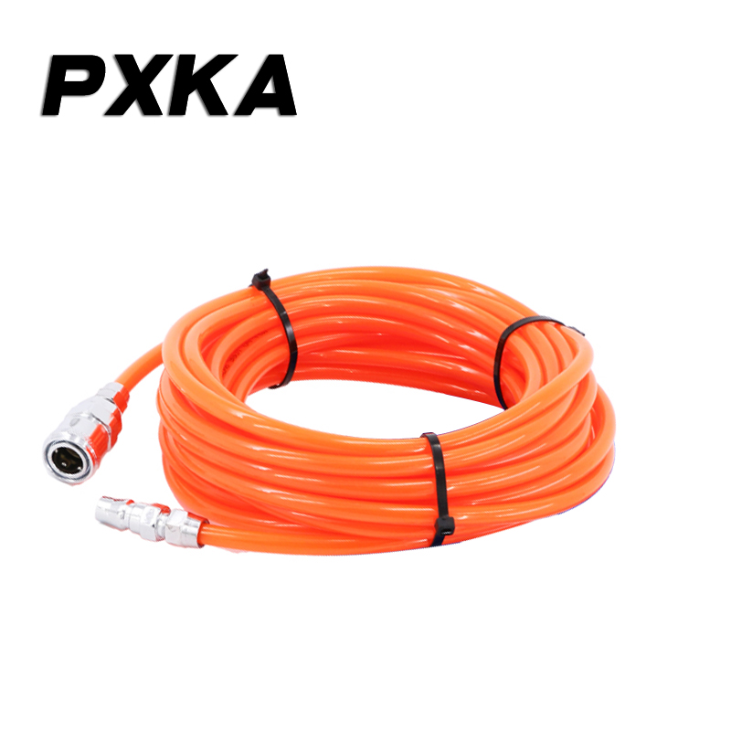 Free shipping High-pressure air pipe PU hose 10 air pump pipe 8mm air pipe air compressor with quick connector 12 air line
