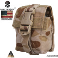Emerson LBT Style Single Frag Grenad Pouch 500D Molle Square Modular Bag Paintball Equipment Hunting Bags