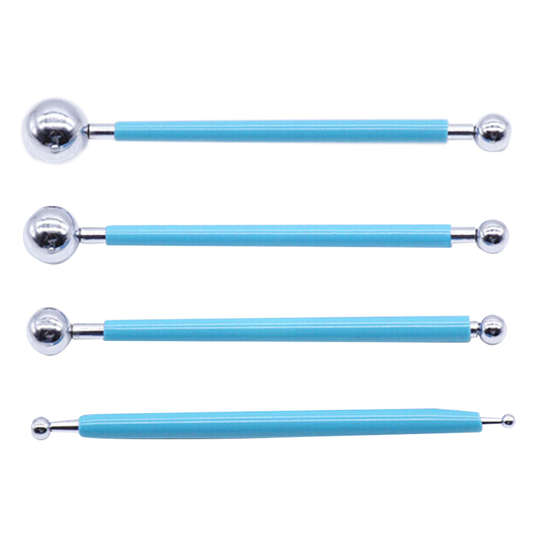 Pottery Clay Dotting Tools DIY Dotting Pen Polymer Clay Modelling Ball Tools Plasticine Pottery Ceramics Sphere Sculpting Tool