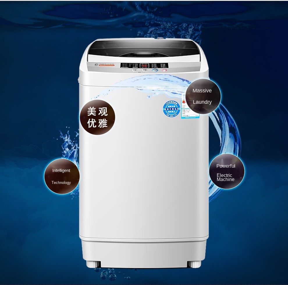 7.5L Automatic Turbo Washing Machine Household Strong Dehydration Portable Washing Machine washer and dryer mini laundry machine