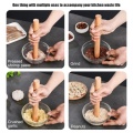 Natural Wooden Rolling Pin Kitchen Solid Fondant Cake Tools Dough Dumplings Pizza Roller Home Baking Cooking Tools Accessories