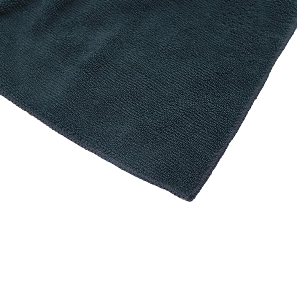 10PCS Black Car Care Polishing Wash Towels Microfibers Car Detailing Cleaning Soft Cloths Home Window 30x40cm
