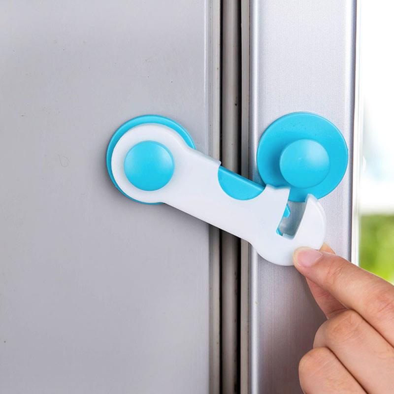 1pc Plastic Baby Safety Protection From Children In Cabinets Boxes Lock Drawer Door Security Product Door Lock For Children Home