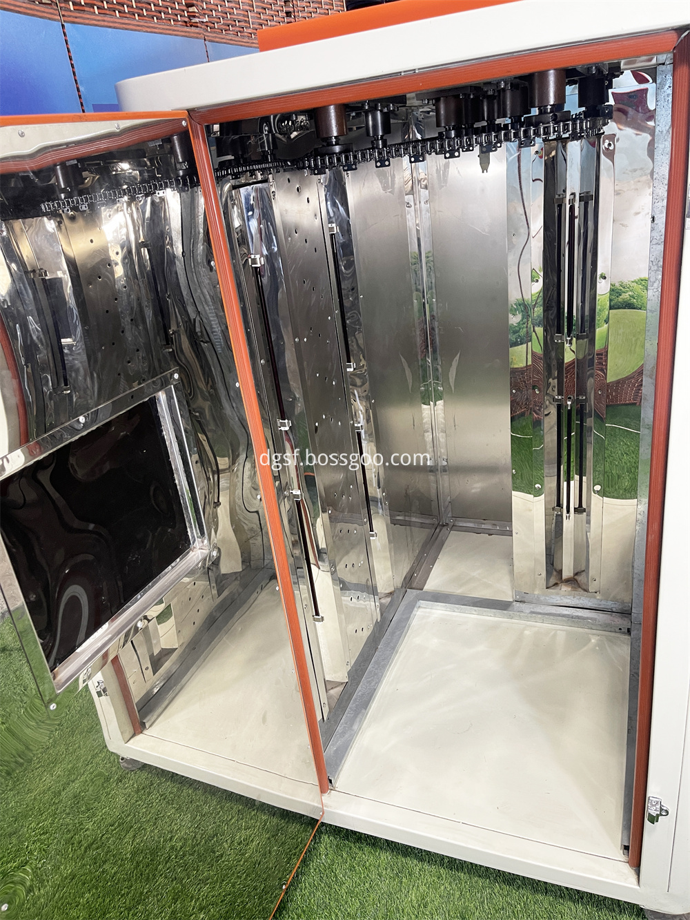 Rotary Type Nir Drying Machine For Leather Belt Edge Coloring Yf 171 5 Jpg