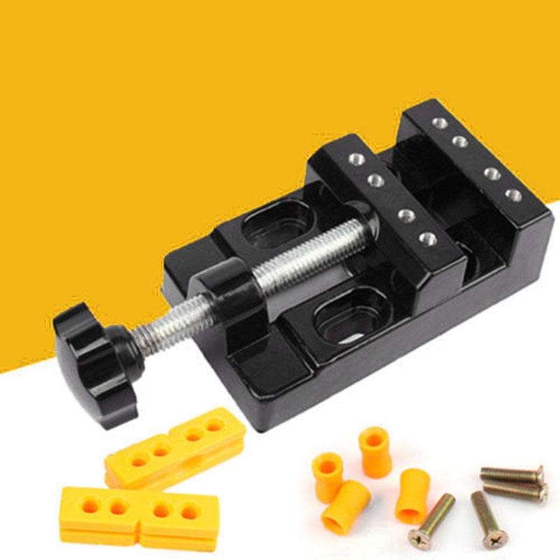 Flat Clamp Table Top Bench Vice Vise Press Clamp Micro Clip Tools DIY Grinding C