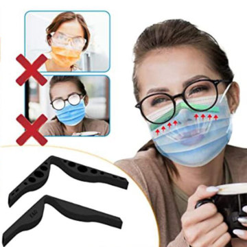 Flexible Durable Anti Fogging Glasses Fashion Soft Silicone Nose Bridge Clip Extensile Mask Clamp Eyewear Holder Accessory
