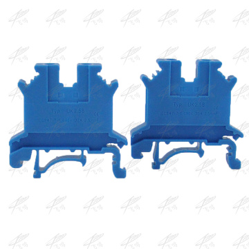 10pcs UK-2.5B DIN Rail Universal Terminal Blocks Screw Type UK2.5B blue Phoenix Type High Quality