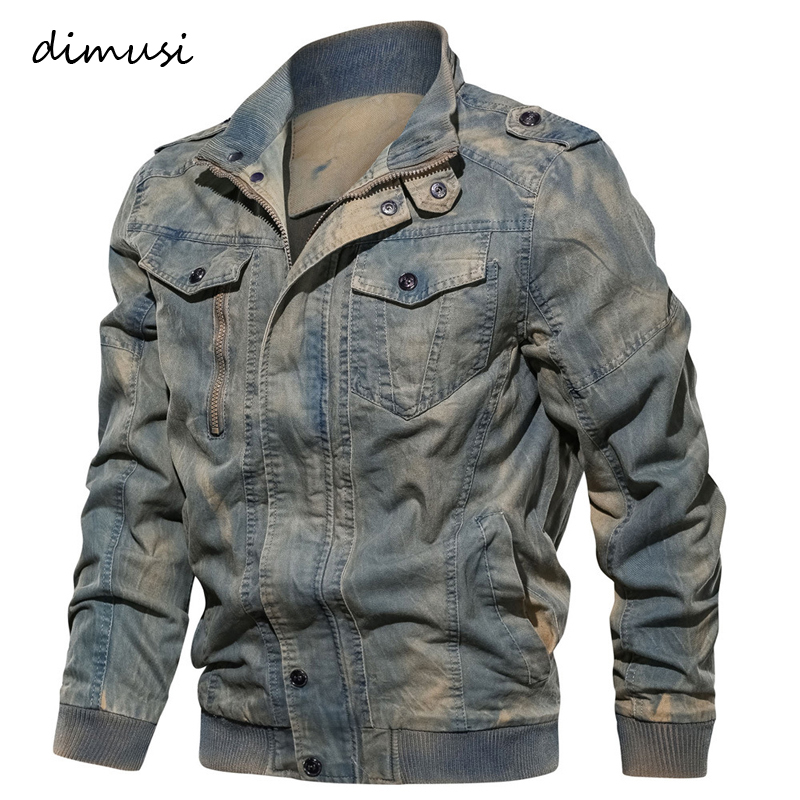 DIMUSI Spring Autumn Mens Denim Jacket Trendy Fashion Ripped Denim Jacket Mens Jeans Jacket Outwear Male Cowboy Coats 6XL,YA778