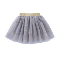 Fashion Kids Mesh Miniskirts Girls Princess Stars Glitter Dance Ballet Tutu Brand Sequin Party Girl Faldas Skirt Elastic