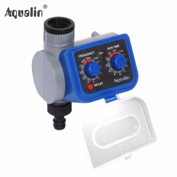 Electronic Automatic Solenoid Valve Garden Home Irrigation Water Timer With Delay Function #21003