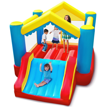 YARD Bounce House Inflatable Bouncer Jumping Bouncing House Jump Slide Dunk Playhouse with Blower