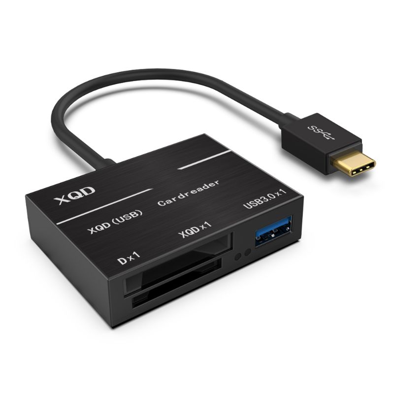 Type-C to XQD/SD High Speed Card Reader USB3.0 Camera Computer Kit Adapter