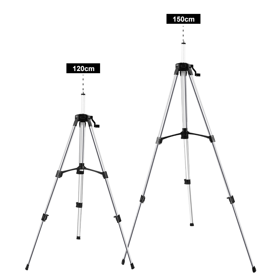 1.2M/1.5M Laser Level Tripod Adjustable Height Thicken Aluminum Tripod Stand For Self leveling Tripod